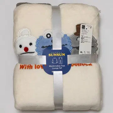 [ 새상품 ] 퍼펫 스 GU 마쉬멜로우 필 라운지 세트 XL 논논
