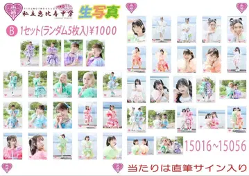 사립 에비스 중학/츄온 브로마이드 B 컴플리트 세트