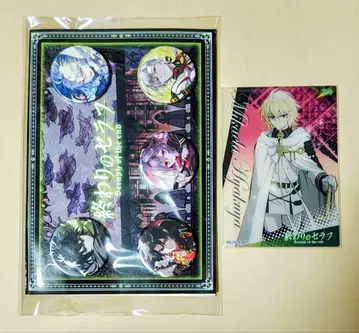 종말의 세라프 원작 캔뱃지 클리어 카드 미카엘라