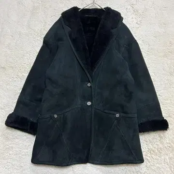 넉넉한 오버 사이즈 빈티지 이탈리아제 리얼 무스탕 자켓