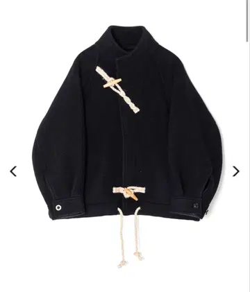 HYKE 더플 코트 블랙 2024