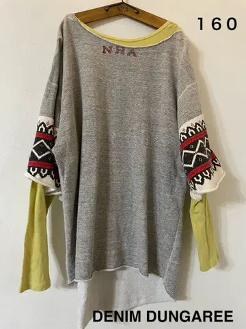 DENIM DUNGAREE 맨투맨 160
