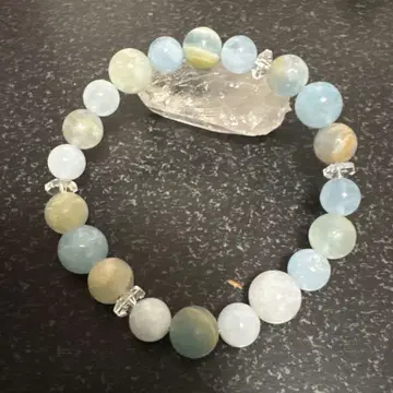아쿠아 마린 블루 칼사이트 팔찌
