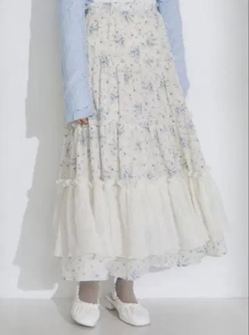 merry jenny flower 프릴 캉캉 스커트