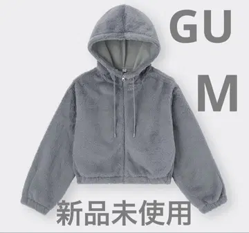 gu 퍼리 후디 자켓+E 그레이 M
