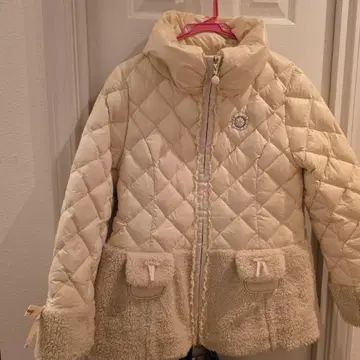 Super Beauty 아이보리 다운 자켓 44 사이즈