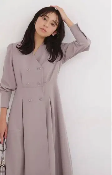 트렌치 디테일 원피스 NATURAL BEAUTY BASIC S 사이즈