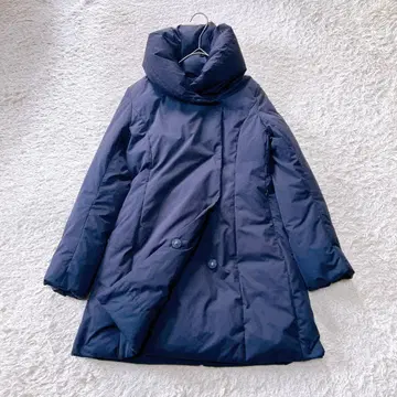 ICB 아이씨비 롱 다운 코트 숄카라 여배우 옷깃 A라인