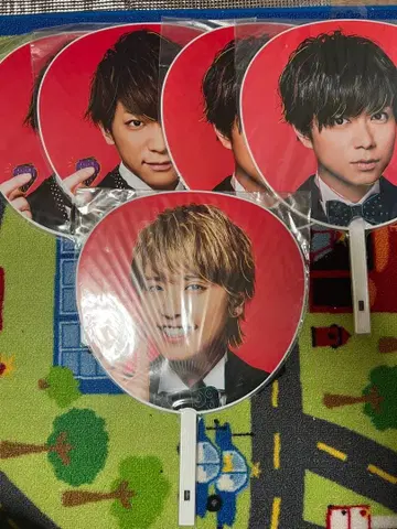 NEWS strawberry 부채