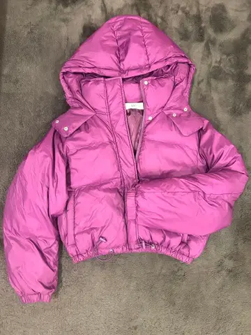 SLY 후드 부착 퍼플 자켓