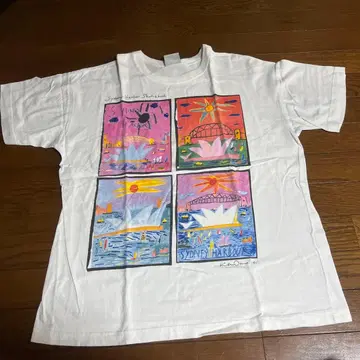 90s 빈티지 T셔츠 호주 시드니 화이트 M