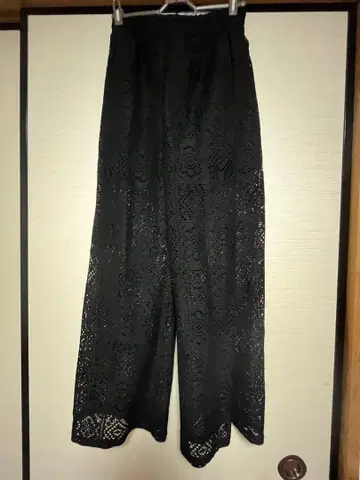 블랙 캐주얼 팬츠 M 사이즈