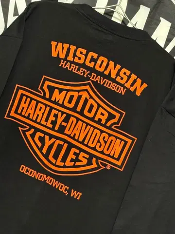 할리데이비슨 스피드 & 파워 긴팔 티셔츠 XL