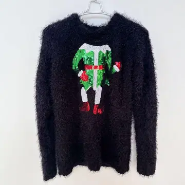 새상품급 [ XL ] NO BOUNDARIES 크리스마스 스웨터 스팽글