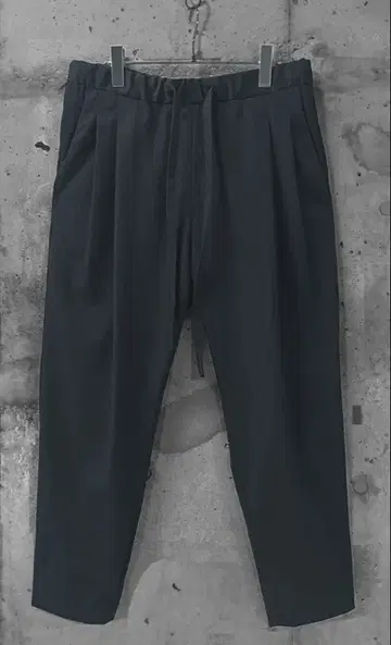 mu_official EASY TROUSERS / CHARCOAL L