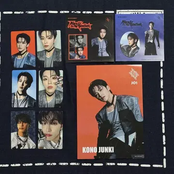 JO1 HIMP 코노 준키 트레이딩 카드 스티커 플라이어