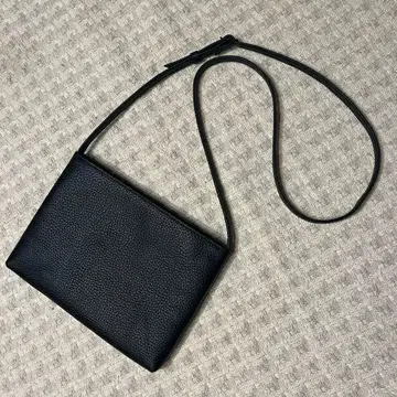 천연 가죽 블랙 남성용 사코슈 숄더백