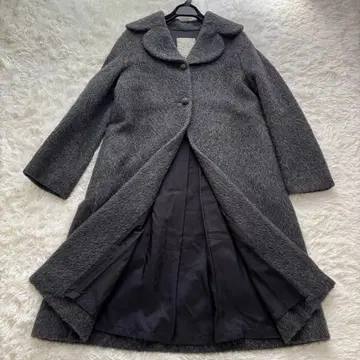 시빌라 샤기 롱 코트 사이즈 40