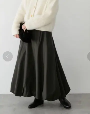 하이웨스트 벌룬 스커트 어반 리서치