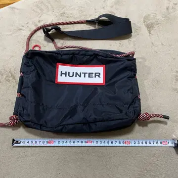 HUNTER 블랙 숄더백