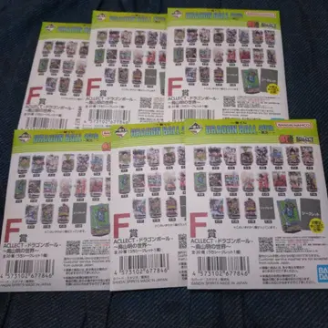 제일복권 드래곤볼 40th F상 아클렉토 미개봉 6점