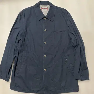 맥그리거 네이비 스텐카라 코트 남성용