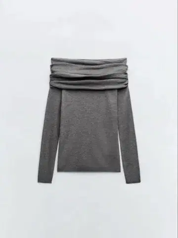 ZARA 오프숄더 니트탑 오픈 숄더