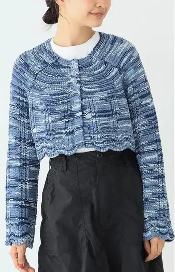 BEAMS BOY 카스리 니트 가디건