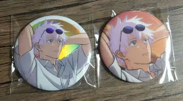 주술회전 세가 럭키 쿠지 캔 배지 고죠 사토루 2장 세트