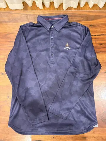 캘러웨이 네이비 긴팔 피케 셔츠