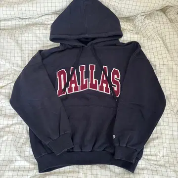 DALLAS 로고 후드티 맨투맨 네이비