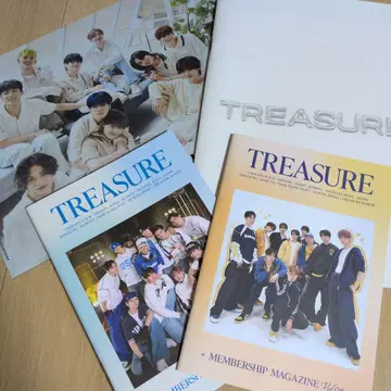 TREASURE 멤버십 매거진 클리어 파일 세트
