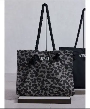 GYDA 레오파드 무늬 토트백