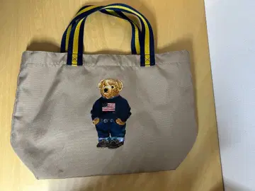 랄프 로렌 토트백 베이지