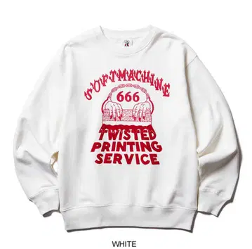 SOFTMACHINE 티피에스 맨투맨 화이트 트레이닝복 XL