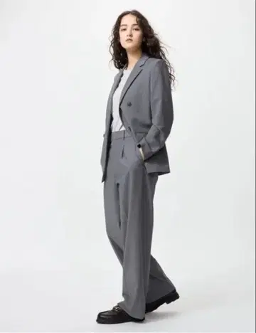 턱 와이드 팬츠 2세트