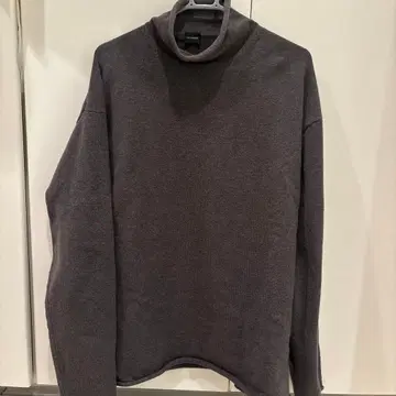 질샌더 그레이 터틀넥 스웨터