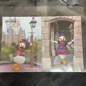 디즈니 할로윈 사진 팬 도날드 데이지 프렌지