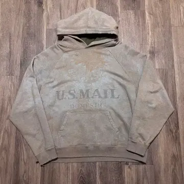 laid back 레이드백 데미지 가공 오버 사이즈 후드티