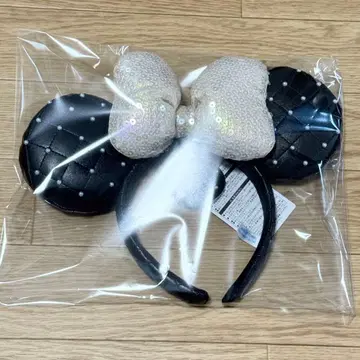 디즈니 머리띠 미니 블랙 퀼팅