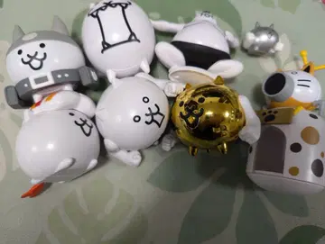 캡슐 캐릭터 가챠 캡슐 토이 냥코 대전쟁 7개 세트