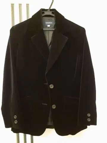 햄프스테드 블랙 벨벳 테일러드 자켓