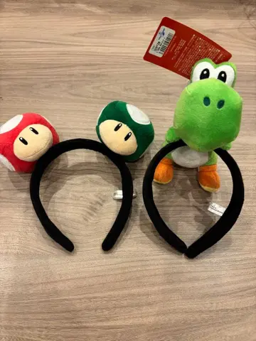USJ 마리오 캐릭터 머리띠 세트