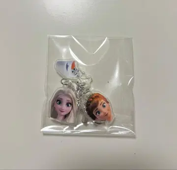 트리오 아크릴 키체인 안나 엘사 올라프