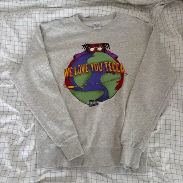 vintage LOVE&PEACE 프린트 맨투맨