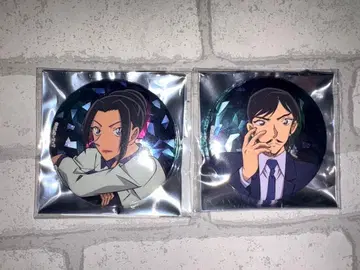 명탐정 코난 트레이딩 홀로그램 캔뱃지 모로후시 우에하라