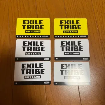 EXILE TRIBE GIFT CARD 세트