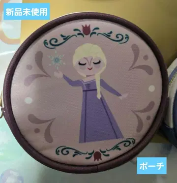 미사용 새상품 디즈니 판타지 스프링스 아나와 눈의 여왕 파우치 낱개 판매