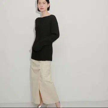 ADAM ET ROPE 지속가능성 와플 풀오버