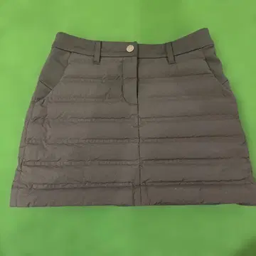 데상트 다운 스커트 S 블랙